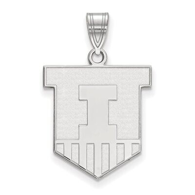 University of Illinois Large Pendant Sterling Silver SS046UIL, MPN: SS046UIL, 886774708157
