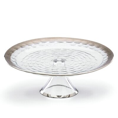 Michael Wainwright Truro Platinum Cake Plate With Stand, MPN: 850621, 878686016703ÿ