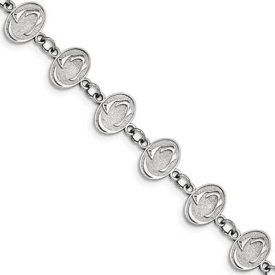 Pennsylvania State University Logo Link with 1.5 In Extender Bracelet Stainless Steel ST515PSU, MPN…