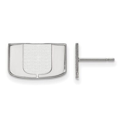 University of Miami x-Small Post Earring 14k White Gold 4W008UMF, MPN: 4W008UMF, 886774835822