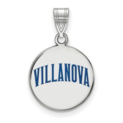Villanova University Medium Enamel Disc Pendant Sterling Silver SS043VIL, MPN: SS043VIL, 8867747641…