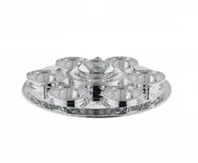 Ercuis Insert Caviar Set Only Crystal 1.75 Inch Crystal F510270-AA, MPN: F510270-AA,