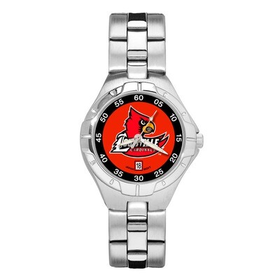 University of Louisville Card Head Pro Ii Woman&#39;s Bracelet Watch UL119