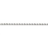 2.9mm Diamond-cut Rope Chain 24 Inch 14k White Gold 021W-24, MPN: 021W-24, 886774395005