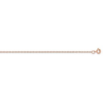 .6 mm Carded Cable Rope Chain 24 Inch 14k Rose Gold 6RR-24, MPN: 6RR-24, 883957175829