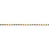 2.9mm Diamond-cut Rope Chain 24 Inch 14k Tri-Color Gold 021TC-24, MPN: 021TC-24, 886774394947