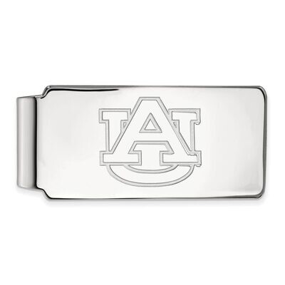 Auburn University Money Clip 10k White Gold 1W025AU, MPN: 1W025AU, 886774783857