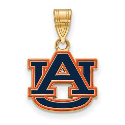 Auburn University Small Enamel Pendant Gold-plated Sterling Silver GP082AU, MPN: GP082AU, 191101151…
