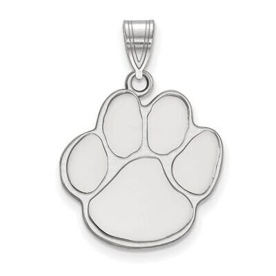 Auburn University Large Pendant 10k White Gold 1W070AU, MPN: 1W070AU, 886774792750