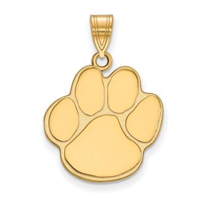 Auburn University Large Pendant 14k Yellow Gold 4Y070AU, MPN: 4Y070AU, 886774887517