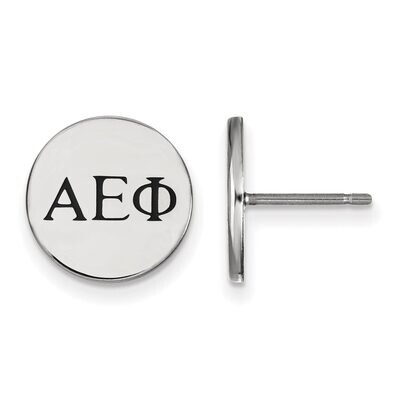 Alpha Epsilon Phi Enameled Post Earrings Sterling Silver SS033AEP, MPN: SS033AEP, 886774606538