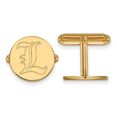 University of Louisville Cufflinks 14k Yellow Gold 4Y068UL, MPN: 4Y068UL, 886774887272