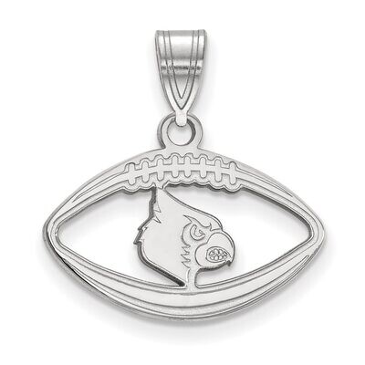 University of Louisville Pendant in Football Sterling Silver SS053UL, MPN: SS053UL, 886774709710