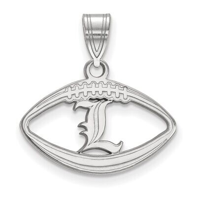 University of Louisville Pendant in Football Sterling Silver SS014UL, MPN: SS014UL, 886774709666