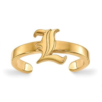 University of Louisville Toe Ring Gold-plated Silver GP023UL, MPN: GP023UL, 886774927701