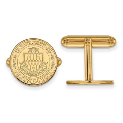 University of Pittsburgh Crest Cufflinks Gold-plated Silver GP048UPI, MPN: GP048UPI, 886774946641