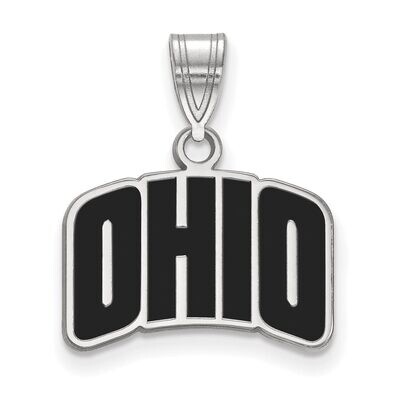 Ohio University Small Enamel Pendant Sterling Silver SS027OU, MPN: SS027OU, 886774694061
