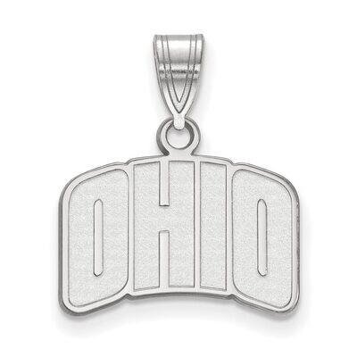 Ohio University Small Pendant 10k White Gold 1W026OU, MPN: 1W026OU, 886774784489