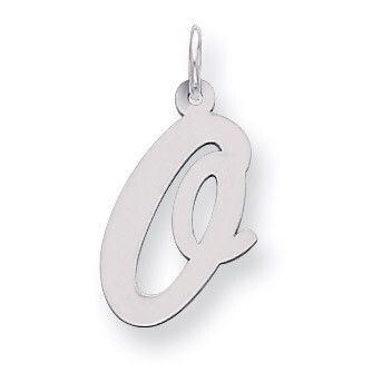 Script Initial O Charm Sterling Silver QC5084O, MPN: QC5084O, 883957031095