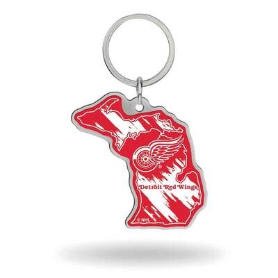 NHL Detroit Red Wings-Michigan State Shaped Key Ring GC8067, MPN: GC8067, 767345747938