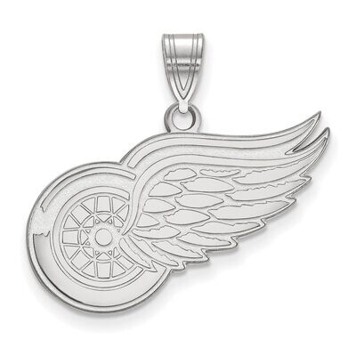 Detroit Red Wings Large Pendant 10k White Gold 1W004RWI, MPN: 1W004RWI, 886774733074