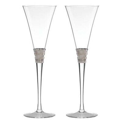 Michael Wainwright Truro Platinum Toasting Flute Pair 80TR31, MPN: 80TR31, 810027200280