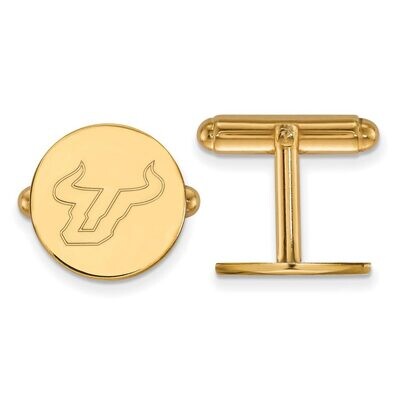 University of South Florida Cufflinkss 14k Yellow Gold 4Y025USFL, MPN: 4Y025USFL, 886774877709