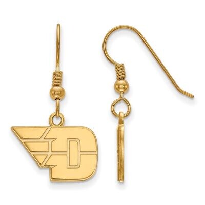 University of Dayton Small Dangle Earring Wire Gold-plated Silver GP006UD, MPN: GP006UD, 8867749038…