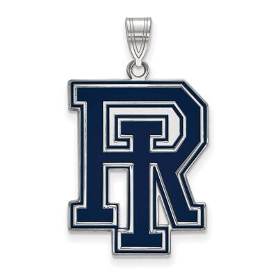 University of Rhode Island Extra Large Enamel Pendant Sterling Silver SS005URI, MPN: SS005URI, 8867…