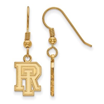 University of Rhode Island Small Dangle Earring Wire Gold-plated Silver GP004URI, MPN: GP004URI, 88…