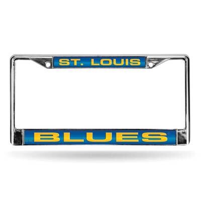 NHL St Louis Blues Blue Laser Chrome Car License Plate Frame GC7125, MPN: GC7125, 94746403232