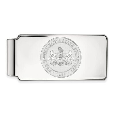 Penn State University Money Clip Crest 10k White Gold 1W046PSU, MPN: 1W046PSU, 886774788968