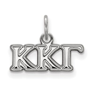 Kappa Kappa Gamma Extra Small Pendant Sterling Silver SS001KKG, MPN: SS001KKG, 886774598369