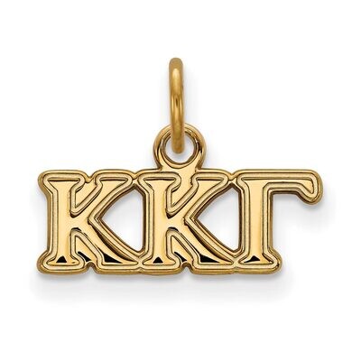 Kappa Kappa Gamma Extra Small Pendant Gold-plated Silver GP001KKG, MPN: GP001KKG, 886774890043