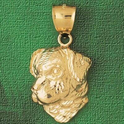 Dazzlers Jewelry Beagle Dog Pendant Necklace Charm Bracelet in Yellow, White or Rose Gold 2119, MPN…