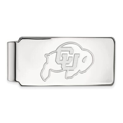 University of Colorado Money Clip 10k White Gold 1W017UCO, MPN: 1W017UCO, 886774781693