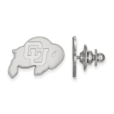 University of Colorado Lapel Pin 14k White Gold 4W009UCO, MPN: 4W009UCO, 886774837116