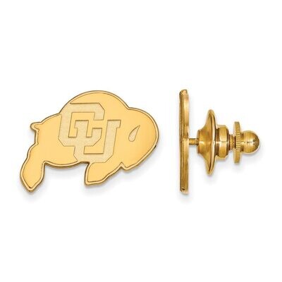 University of Colorado Lapel Pin Gold-plated Silver GP009UCO, MPN: GP009UCO, 886774909844