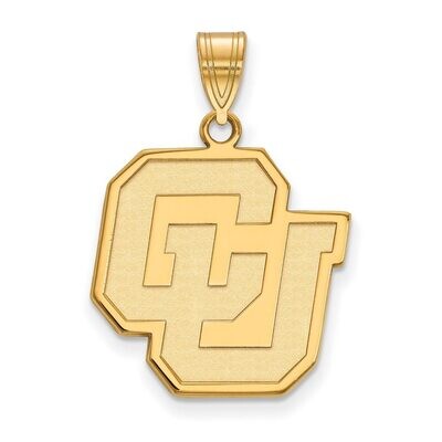 University of Colorado Large Pendant 14k Yellow Gold 4Y027UCO, MPN: 4Y027UCO, 886774878355