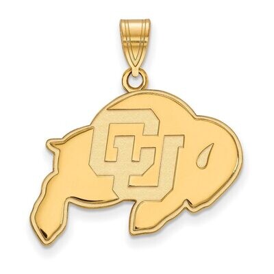 University of Colorado Large Pendant 14k Yellow Gold 4Y004UCO, MPN: 4Y004UCO, 886774863146
