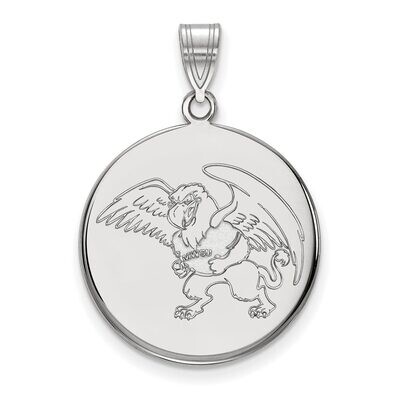 Missouri Western State University Large Disc Pendant 10k White Gold 1W001MWC, MPN: 1W001MWC, 886774…