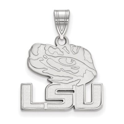 Louisiana State University Medium Pendant Sterling Silver SS075LSU, MPN: SS075LSU, 886774688596