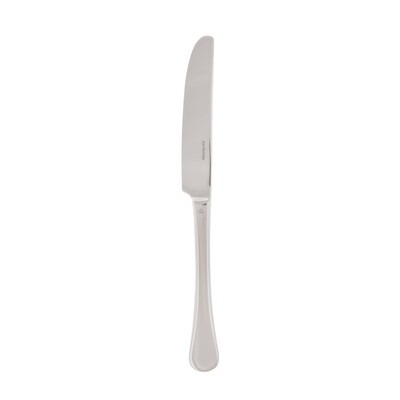 Sambonet queen anne dessert knife solid handle 8 1/4 inch - silverplated on 18/10 stainless steel, …
