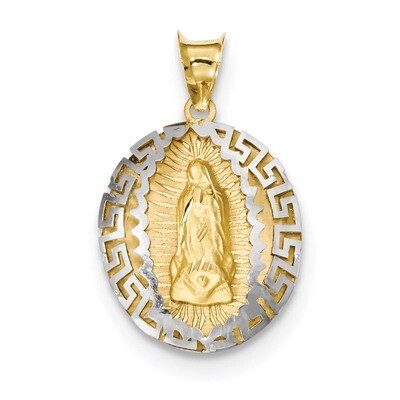 Our Lady Of Guadalupe Pendant 14k Two-Tone Gold K6340, MPN: K6340, 883957183015