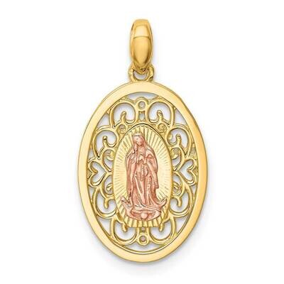 Our Lady of Guadalupe Pendant 14k Two-tone Gold YC1381, MPN: YC1381, 886774088549