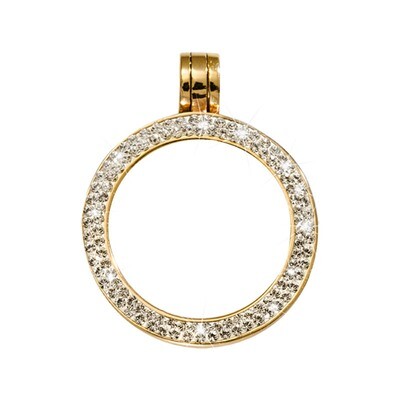 Nikki Lissoni Gold-Plated with Swarovski Stones 25mm Coin Holder PSW02GS, MPN: PSW02GS, 87186274684…