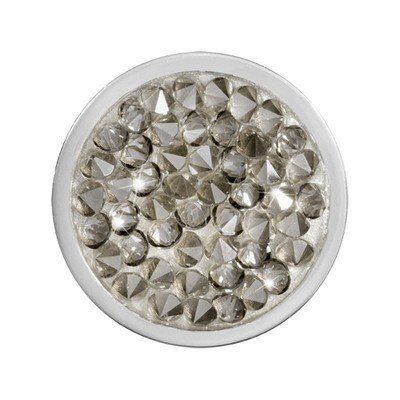 Nikki Lissoni White Rock Crystal Silver-Plated 23mm Coin C1426SS, MPN: C1426SS, 8718627469774