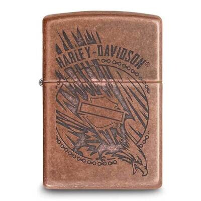 Zippo Harley-Davidson Antique Copper Lighter GM25748, MPN: GM25748,