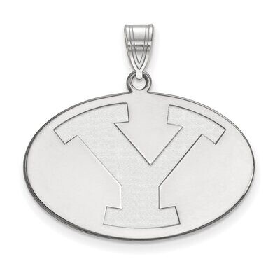 Brigham Young University Large Pendant 10k White Gold 1W002BYU, MPN: 1W002BYU, 886774767765