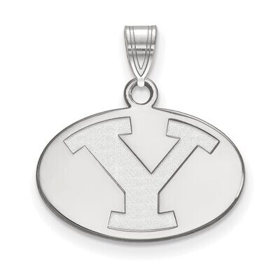 Brigham Young University Small Pendant 14k White Gold 4W001BYU, MPN: 4W001BYU, 886774823621